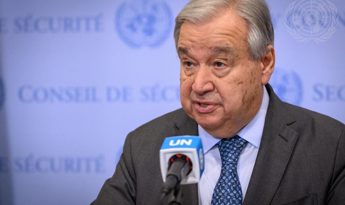 António Guterres considera que o apoio às energias fósseis é “ suicídio”