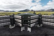 Mammoth - central de captura e armazenamento direto de ar (DAC) | Foto: Climeworks