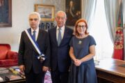 Fatih Birol, Marcelo Rebelo de Sousa e Maria da Graça Carvalho reunidos em Belém | Foto: Linkedin