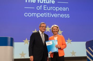 Ursula von der Leyen e Mario Draghi | Foto: Comissão Europeia