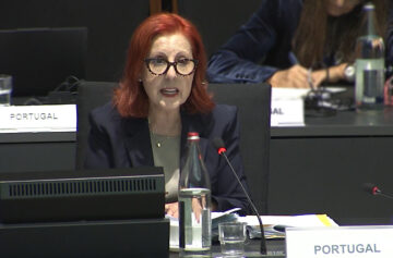 Ministra do Ambiente e Energia de Portugal na reunião do Conselho Ambiental da UE 