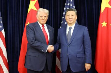 Donald Trump e Xi Jinping | Foto: pelo Ministério dos Negócios Estrangeiros da China