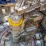 Construção do Reator Termonuclear Experimental Internacional (ITER), o maior dispositivo de fusão do mundo. Foto: ITER, 2025