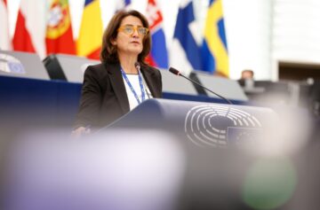 Vice-presidente executiva para a Transição Limpa, Teresa Ribera | Foto: Philippe Stirnweiss, PE 2025