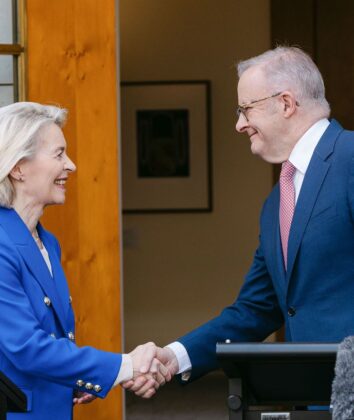 Ursula Von der Leyen e Anthony Albanese | Foto: CE