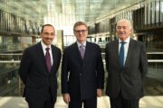 Gianni Vittorio Armani, Flavio Cattaneo (Enel) e José Bogas | Foto: Endesa