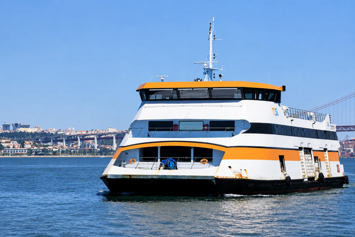 The “world’s largest electric boat operation” kicks off on the Tagus River.